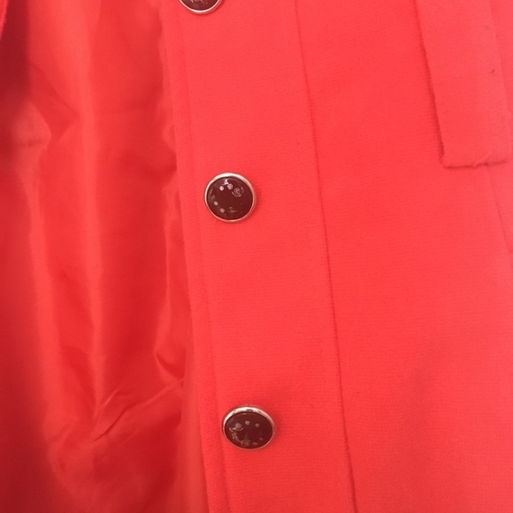 Women's Short Sleeve Orange Jacket - Picture 8 of 9